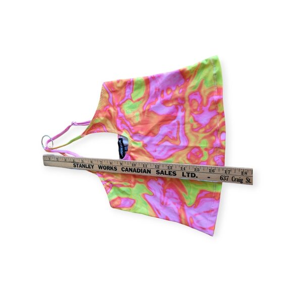 Dolls Kill Y2K Kaleidoscope Halter Top size XS EUC - Picture 6 of 11